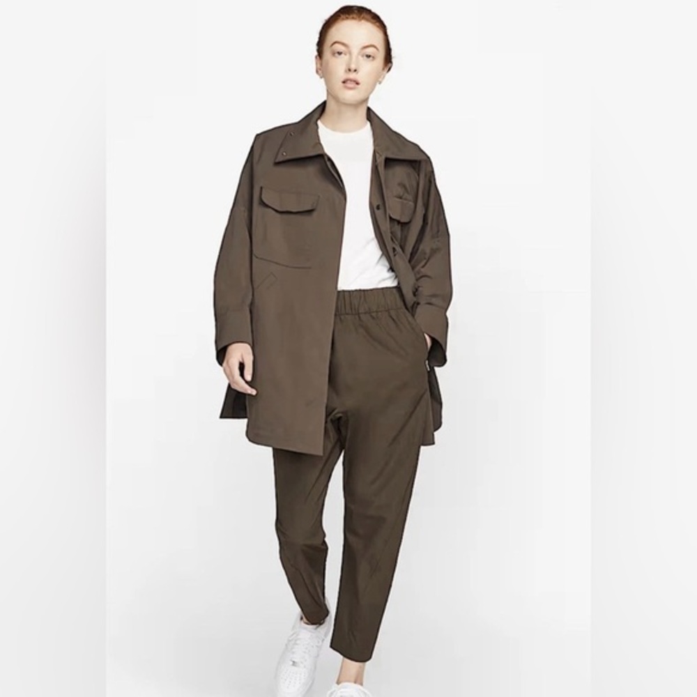 NIKE Woven‎ Joggers from ESC Collection Dropped Crotch Barrel Pant Brown Medium